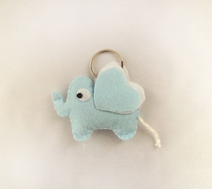 light-blue-elephant-backpack-keychain-blue-felt-plush-elephant-keyring-elephant-keychain-gift-for-kids-birthday-gift-cute-elephant-keyring-little-elephant-bag-charm-elephant-backpack-charm-0
