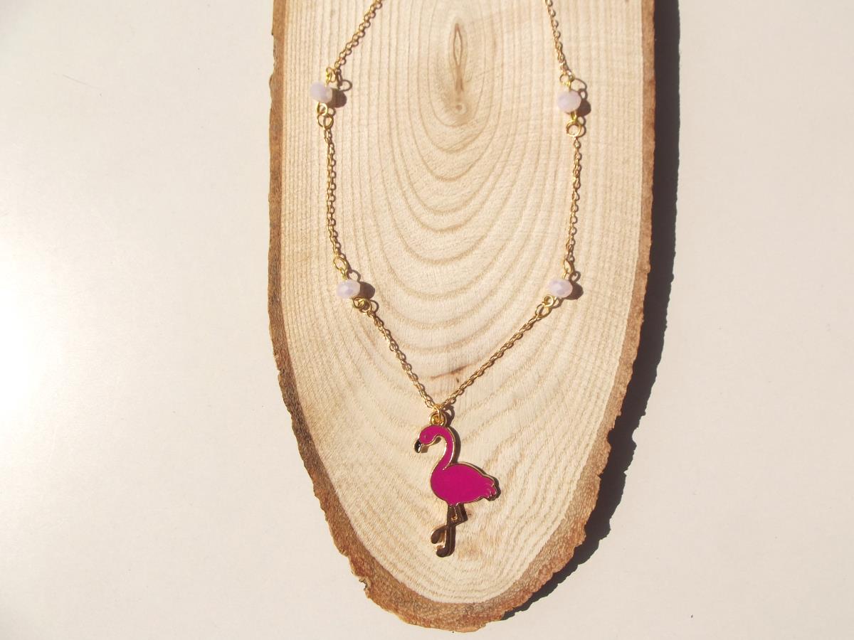 rose-flamingo-necklace-pink-flamingo-pendant-necklace-flamingo-charm-necklace-pink-beads-necklace-necklace-for-girl-necklace-for-kids-gift-for-women-gift-for-little-girls-birthday-gift-enamel-flamingo-charm-necklace-flamingo-lovers-flamingo-jewelry-0