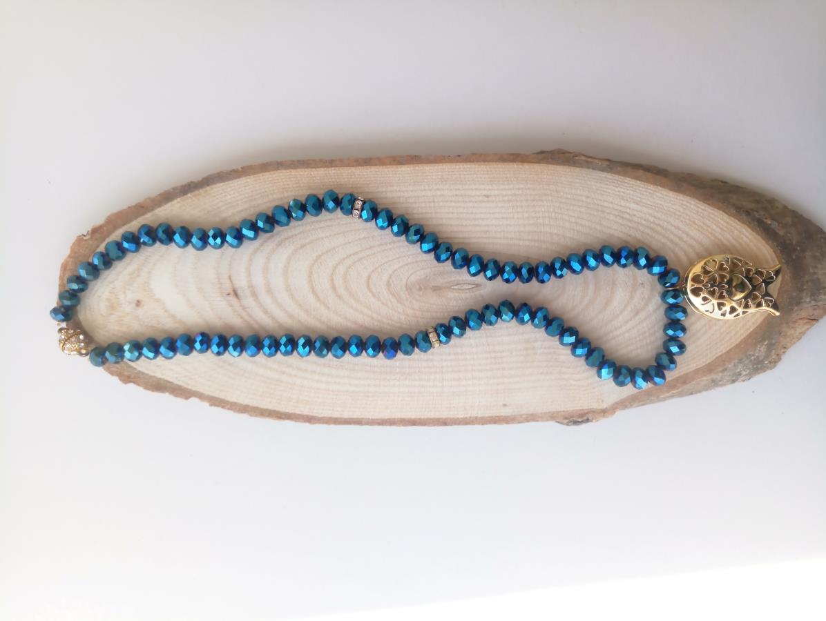 navy-blue-faceted-beads-necklace-tulip-pendant-necklace-blue-sparkly-beads-necklace-with-charm-blue-beads-necklace-with-tulip-birthday-gift-gift-for-women-lale-necklace-gift-for-wife-gift-for-woman-0