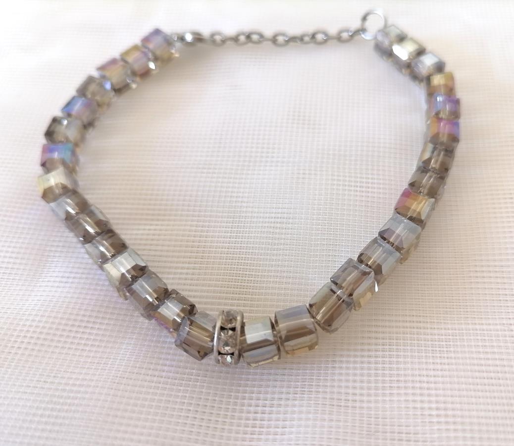 square-transparent-bracelet-geometric-brown-bracelet-square-beads-bracelet-handmade-bracelet-gift-for-her-gift-for-woman-gift-for-her-birthday-gift-0