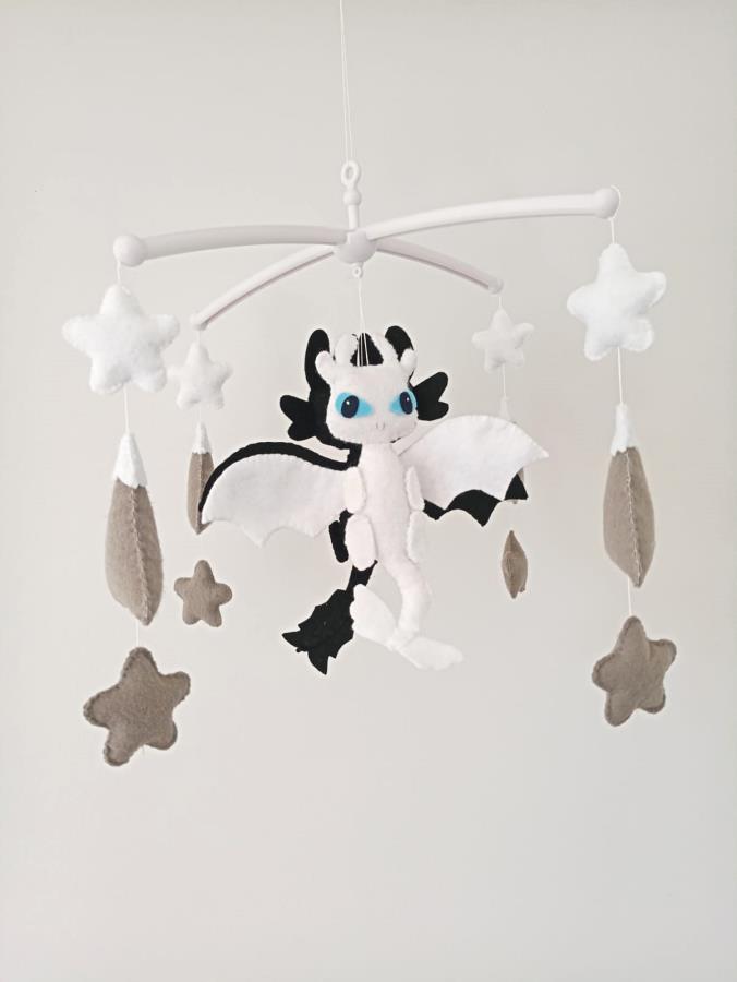 white-black-dragon-baby-mobile-dragon-baby-mobile-mobile-for-nursery-light-fury-night-fury-baby-mobile-baby-shower-gift-gift-for-newborn-room-dragon-nursery-decor-gray-mountains-with-gray-stars-0