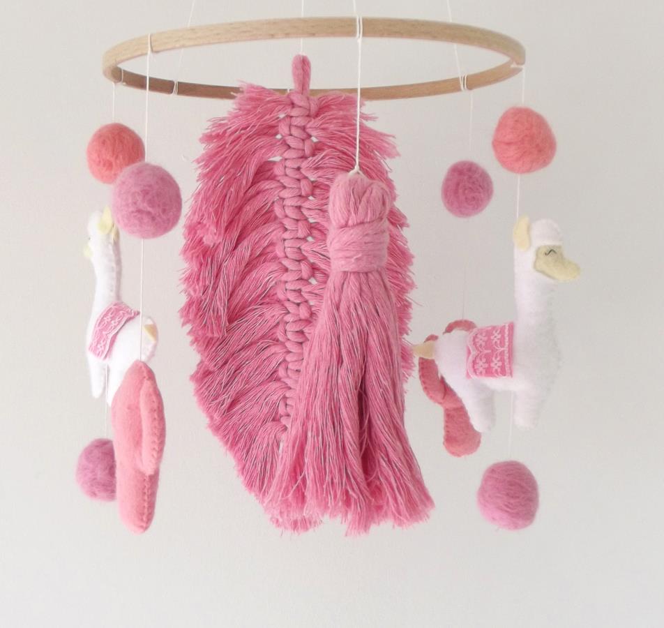 pink-llama-mobile-baby-mobile-for-girl-cactus-crib-mobile-boho-nursery-decor-llama-giostrina-culla-mobile-b-b-lama-llama-beb-m-vil-alpaca-cot-mobile-mobile-for-nursery-macrame-mobile-baby-shower-gift-llama-decor-0