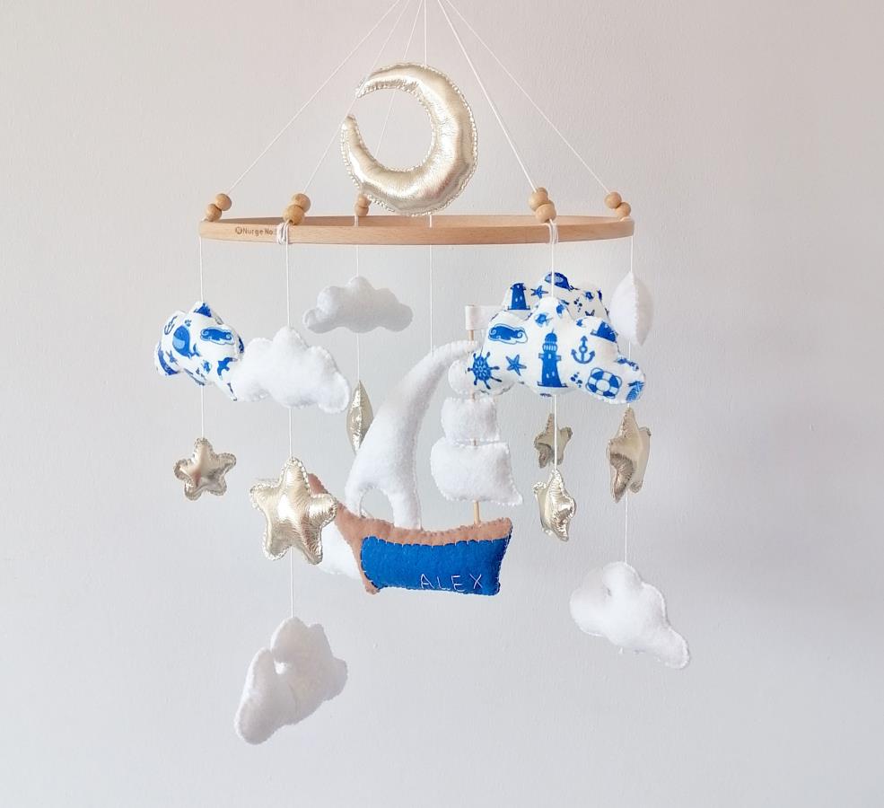 baby-mobile-nursery-ocean-mobile-crib-felt-under-the-sea-cot-mobile-mobile-bebe-ship-blue-clouds-mobile-neutral-nursery-mobile-ceiling-mobile-gold-stars-moon-hanging-mobile-present-for-infant-newborn-baby-shower-gift-boy-nursery-decor-0