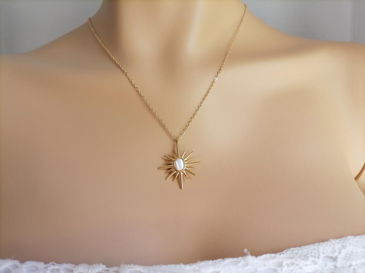 large-north-star-shape-necklace-chain-gold-plated-big-guiding-star-necklace-gold-polaris-necklace-necklace-birthday-gift-idea-best-friend-necklace-gift-bridesmaid-gift-necklace-gift-for-her-dainty-star-necklace-layered-north-star-necklace-starburst-necklace-0