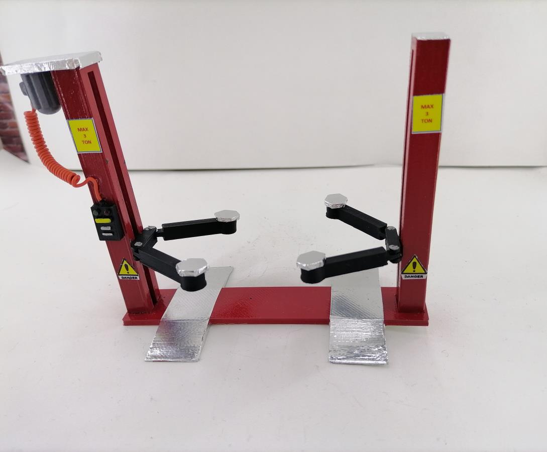 3d-printed-car-lift-scale-1-24-3d-printed-miniature-two-post-car-lift-dioramas-parts-diecast-auto-service-equipment-1-24-garage-vehicles-miniature-accessory-gift-0