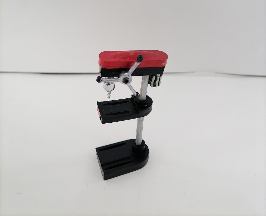 drill-stand-scale-1-24-3d-printed-miniature-dioramas-parts-tire-changing-machine-auto-service-equipment-garage-miniature-accessory-0