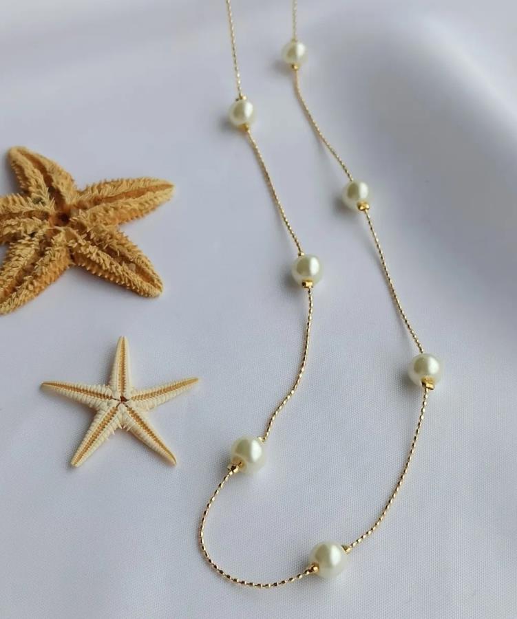pearl-choker-gold-chain-necklace-pearl-soldered-beaded-necklace-dainty-satellite-pearl-chain-choker-pearl-beaded-bold-choker-bridesmaid-gift-necklace-gift-for-her-handmade-handcrafted-jewelry-0