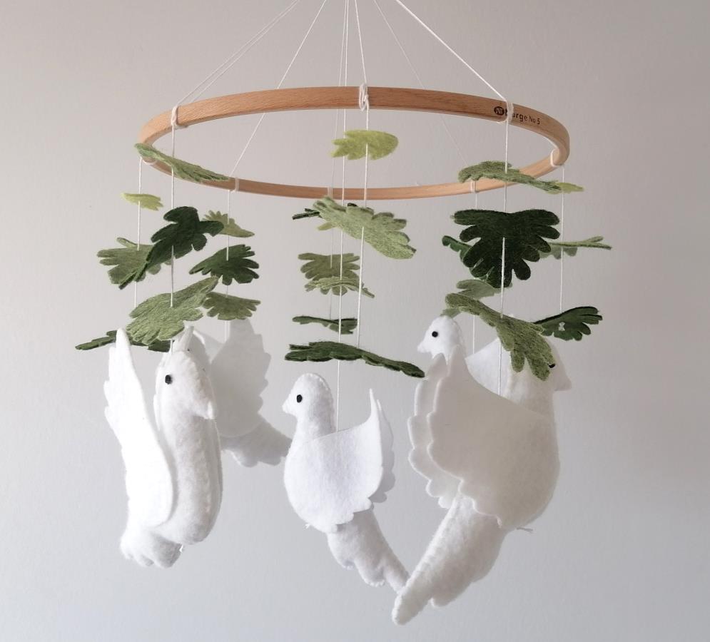 pigeon-nursery-mobile-crib-felt-dove-peace-baby-mobile-felt-white-bird-crib-mobile-felt-neutral-nursery-decor-baby-shower-gift-green-leaves-decor-handmade-crib-mobile-unisex-gender-neutral-baby-mobile-woodland-baby-mobile-baby-boy-girl-bedroom-decor-baby-shower-gift-mobile-for-newborn-forest-animals-hanging-mobile-ceiling-mobile-handcrafted-baby-mobile-0