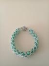 light-green-crystal-beaded-bracelet-tubular-silver-netted-seed-beads-bracelet-gift-for-women-bracelet-for-girl-gift-for-her-gf-gift-emerald-color-handmade-beadwork-bracelet-magnetic-clasp-bracelet-2