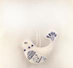 bird-embroidered-backpack-keychain-white-blue-felt-bird-keyring-bird-keychain