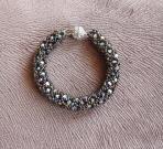 silver-rainbow-netted-beaded-bracelet-bracelet-for-aunt-silver-tubular-netted