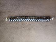 graphite-black-bead-work-beaded-bracelet-black-bead-woven-bracelet-white-gold-netted-seed-beaded-bracelet-seed-beads-bracelet-magnetic-clasp-handmade-bracelet-bridal-shower-bracelet-gift-for-woman-gift-for-her-2