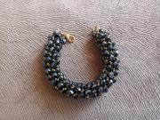 black-netted-beaded-bracelet-elegant-bracelet-black-tubular-netted-beaded-bra