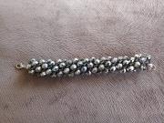 big-silver-netted-beaded-bracelet-seed-beads-beadwork-bracelet-sparkly-silver-tubular-netted-beaded-bracelet-silver-faceted-rondelle-glass-beads-handmade-bracelet-beadwork-volume-bracelet-gift-for-woman-2