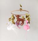 deer-birds-mobile-hummingbird-mobile-flamingo-mobile-baby-mobile-swan-mobile