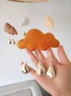 raindrops-clouds-baby-mobile-felt-gold-raindrop-crib-mobile-clouds-nursery-mobile-weather-nursery-decor-kit-hanging-mobile-neutral-gender-mobile-for-nursery-brown-mobile-for-nursery-clouds-hanging-decor-modern-mobile-boho-nursery-mobile-baby-shower-gift-hanging-mobile-ceiling-mobile-3