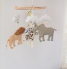 zoo-animals-nursery-crib-mobile-giraffe-lion-zebra-elephant-rhinoceros-mobile-felt-cot-mobile-africa-animals-mobile-baby-shower-gift-gift-for-newborn-infant-christening-gift-savanna-baby-mobile-ceiling-hanging-mobile-2