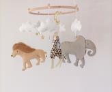 zoo-animals-nursery-crib-mobile-giraffe-lion-zebra-elephant-rhinoceros-mobile-felt-cot-mobile-africa-animals-mobile-baby-shower-gift-gift-for-newborn-infant-christening-gift-savanna-baby-mobile-ceiling-hanging-mobile-3