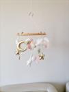 flying-rabbit-baby-mobile-felt-pink-gold-white-hot-air-balloons-crib-mobile-girl-nursery-cot-mobile-gold-starts-hanging-mobile-christmas-gift-rabbit-bunny-ceiling-mobile-newborn-baby-shower-gift-present-for-newborn-4