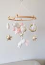 flying-rabbit-baby-mobile-felt-pink-gold-white-hot-air-balloons-crib-mobile-girl-nursery-cot-mobile-gold-starts-hanging-mobile-christmas-gift-rabbit-bunny-ceiling-mobile-newborn-baby-shower-gift-present-for-newborn-5