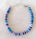 random-color-heishi-stack-bracelet-polymer-clay-disc-bracelet-rainbow-pink-blue
