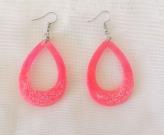 neon-pink-drop-earrings-clear-epoxy-earrings-white-epoxy-earrings-minimalist-ear
