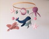 ocean-theme-baby-mobile-for-girl-nursery-whale-baby-crib-mobile-felt-nautical-crib-mobile-handmade-octopus-stingray-sea-turtle-baby-mobile-under-the-sea-cot-mobile-ocean-hanging-mobile-ocean-ceiling-mobile-whale-baby-shower-gift-present-for-infant-newborn-seaweed-baby-mobile-nursery-mobile-decor-baby-girl-room-decoration-christmas-gift-3