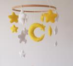 neutral-nursery-crib-mobile-yellow-white-star-moon-cot-mobile-mobil-bebe-expecting-mom-gift-unisex-baby-mobile-neutral-nursery-decor-baby-shower-gift-teddy-bear-hanging-mobile-ceiling-mobile-present-for-newborn-infant-2