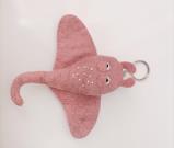 stingray-felt-keyring-pink-cameo-pink-wool-felt-stingray-keychain-plush-sewing-u