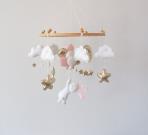 flying-rabbit-baby-crib-mobile-pink-gold-white-felt-hot-air-balon-bunny-cot-mobile-baby-girl-nursery-mobile-decor-moon-gold-starts-baby-mobile-hanging-mobile-ceiling-mobile-baby-shower-gift-present-for-infnt-newborn-3