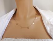 tiny-drop-disc-necklace-gold-dangle-round-choker-multiple-round-pendant-necklace-for-women-multi-small-coin-chain-choker-gold-plated-gift-for-her-gift-for-girlfriend-munze-halskette-fur-frauen-jewelry-gift-necklace-for-wife-delicate-circle-necklace-elegant-necklace-dainty-disc-charm-necklace-2