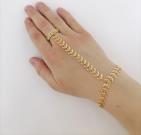 hand-chain-bracelet-leaf-crystal-diamond-finger-ring-bracelet-leaves-hand-chain-bracelet-chic-statement-harness-bracelet-ring-attached-bracelet-sklaven-armband-bracelet-de-doigt-birthday-gift-bracelet-gift-for-her-pulsera-de-dedo-oriendal-dance-bracelet-palm-cuff-hand-bracelet-wrap-bracelet-2