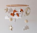 fox-baby-mobile-forest-mobile-neutral-nursery-mobile-gold-stars-moon-crib-mobi