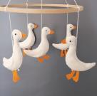 geese-baby-crib-mobile-felt-goose-cot-mobile-duck-baby-mobile-mobile-nursery-decor-felt-farmhouse-nursery-baby-shower-gift-ideas-felt-geese-toys-mobile-handmade-crib-mobile-unisex-gender-neutral-baby-mobile-woodland-baby-mobile-baby-boy-girl-bedroom-decor-baby-shower-gift-mobile-for-newborn-forest-animals-hanging-mobile-ceiling-mobile-handcrafted-baby-mobile-3